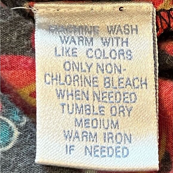 Cabernet Sleepwear | Silky Black Floral Feminine 2 pc. Pajama Set | Size XL - Picture 8 of 16